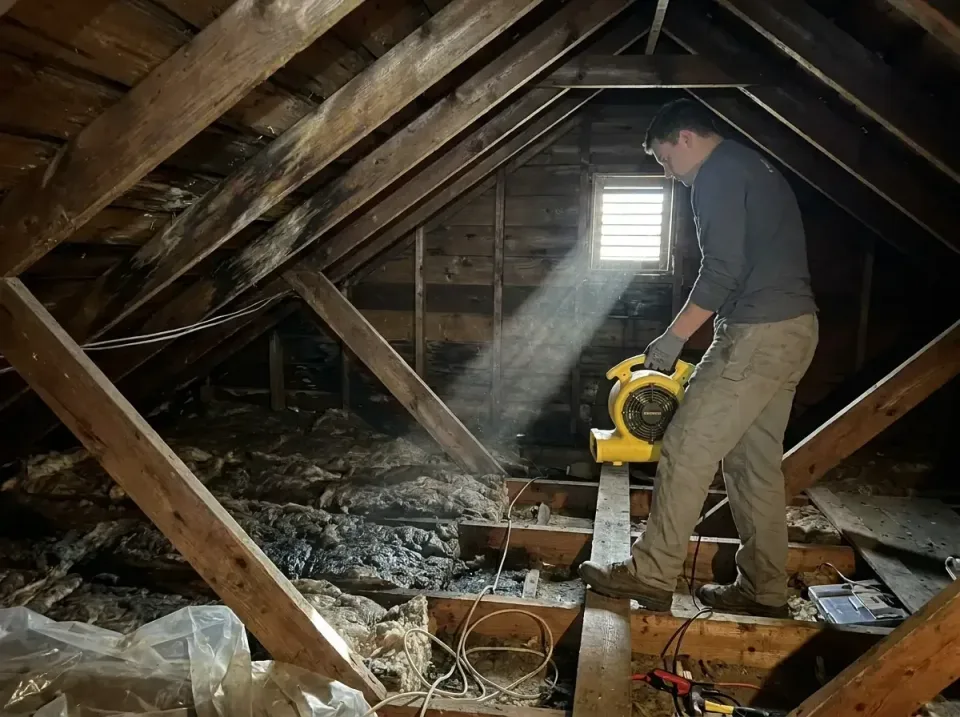 attic-water-damage-drying-proc-007 — frequently asked questions, Emergency Water Extraction & 24/7 Flood Response in Elwood,…